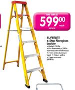 Superlite 6 Step Fibreglass Ladder Each