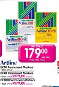 Artline EK70/EK90/EK700 Permanent Markers-per box