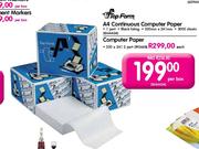 Frop Form A4 Continuous Computer Paper-2000 sheets per box