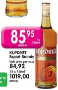 Klipdrift Export Brandy-12 x 750ml
