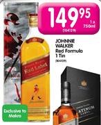 Johnnie Walker Red Formula 1 Tin-750ml