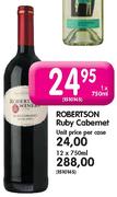 Robertson Ruby Cabernet-750ml