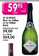 JC LE ROUX Brut,La Vallee or La Vallee Rose-750ml
