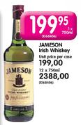 Jameson Irish Whiskey-12 x 750ml