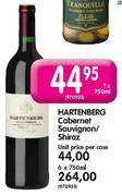 Hartenberg Cabernet Sauvignon/Shiraz-750ml