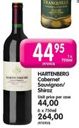 Hartenberg Cabernet Sauvignon/Shiraz-6 x 750ml