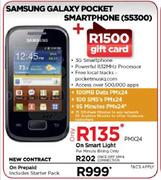 Samsung Galaxy Pocket Smartphone(S5300) + Gift Card