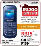 Samsung E1205 + Gift Card