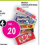 Nestle Chocolate Bars Assorted-4's