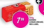 Bakers Lemon Creams Red Label-200g