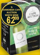 Jonkheer Cape Auction White Wine-5ltr