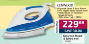 Kenwood Steam & Spray Iron (ST805)-2400W