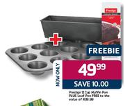 Prestige 12 Cup Muffin Pan+Loaf Pan