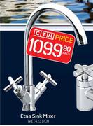 Etna Sink Mixer (TVET4231/Ch) Each