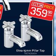 Etna Pillar Tap (TVET4250/Ch)-15mm Each