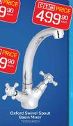 Oxford Swivel Spout Basin Mixer (TVOX5240/CH) Each