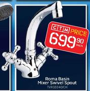 Roma Basin Mixer Swivel Spout (TVRO3340/CH) Each