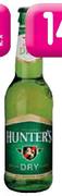 Hunters Extra Dry Cider NRB -24 x 330ml