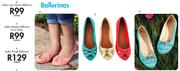 Ladies Peeptoe Ballerinas Pump Shoes