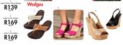 Ladies Suede Wedges