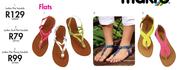 Ladies Stud Flat Sandals
