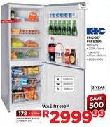 KIC Metallic Fridge/Freezer-276ltr