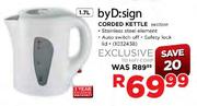 byD:sign Corded Kettle-1.7ltr