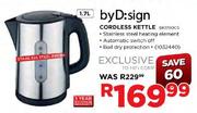 byD:sign Cordless Kettle-1.7ltr