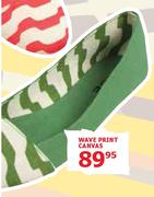 Wave Print Canvas