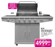 Alva Raptor Stainless Steel 4 Burner Gas Barbeque - Each