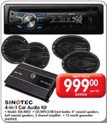 Sinotec 4 In 1 Car Audio Kit(STA 4002)-Per Kit