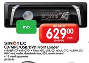 Sinotec CD/MP3/USB DVD Front Loader (ST-6818DVD)