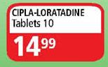 Cipla-Loratadine Tablets-10's 