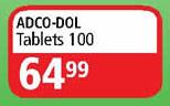 Adco-Dol Tablets-100's