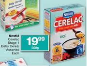 Nestle Cerelac Stage 1 Baby Cereal Assorted-250g Each