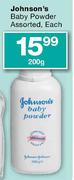 Johnson's Baby Powder Assorted-200g Each