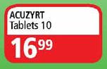 Acuzyrt Tablets-10's 