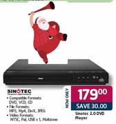 Sinotec 2.0 DVD Player