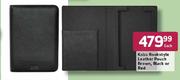 Kobo Book Style Leather Pouch (Brown, Black Or Red)-Each