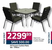 PnP Austen Cushion Patio Set-5 Piece