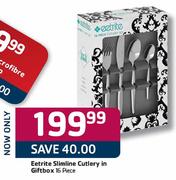 Eetrite Slimline Cutlery In Gift Box-16 Piece