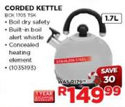byD:sign Corded Kettle-1.7Ltr(BCK 1705 T9K)