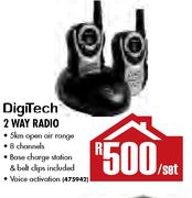 Digitech 2 Way Radio-Per Set