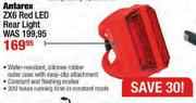 Antarex ZX6 Red LED Rear Light