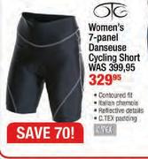 OTG Women's 7 Panel Danseuse Cycling Short