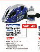 Pollsport Speedy Mouse Junior Cycling Helmet & Bottle
