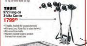Thule 972 Hang on 3 Bike Carrier 