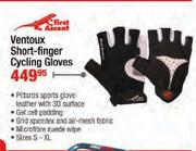 First Ascent Ventoux Short Finger Cycling Gloves