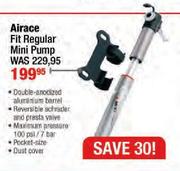 Airace Fit Regular Mini Pump