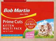Bob Martin Prime Cuts Kitten Multipack-12*100gm 